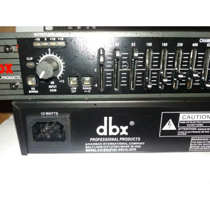 EQUALIZER DBX 215 2X GRAPHIC EQ GARANSI 1 TAHUN