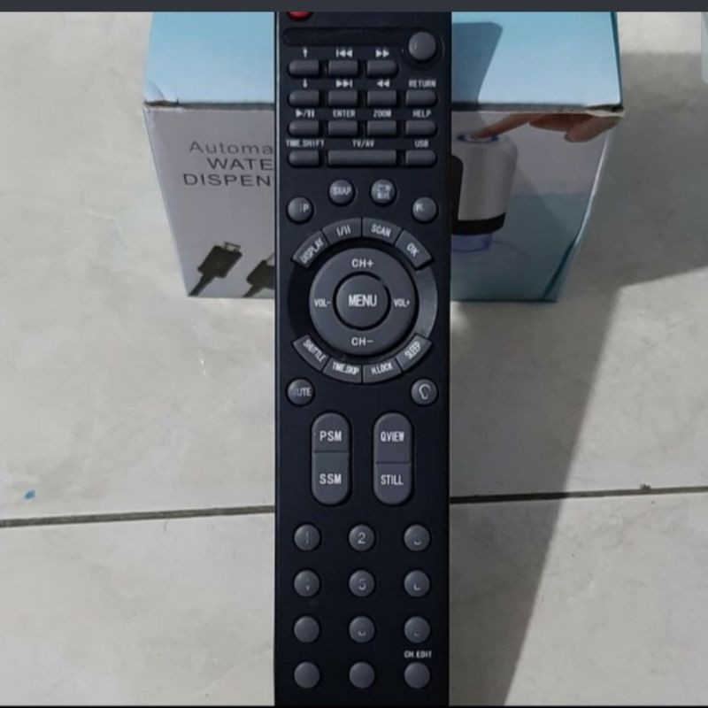 REMOTE REMOT TV POLYTRON LED LCD 81E376 ORIGINAL ASLI