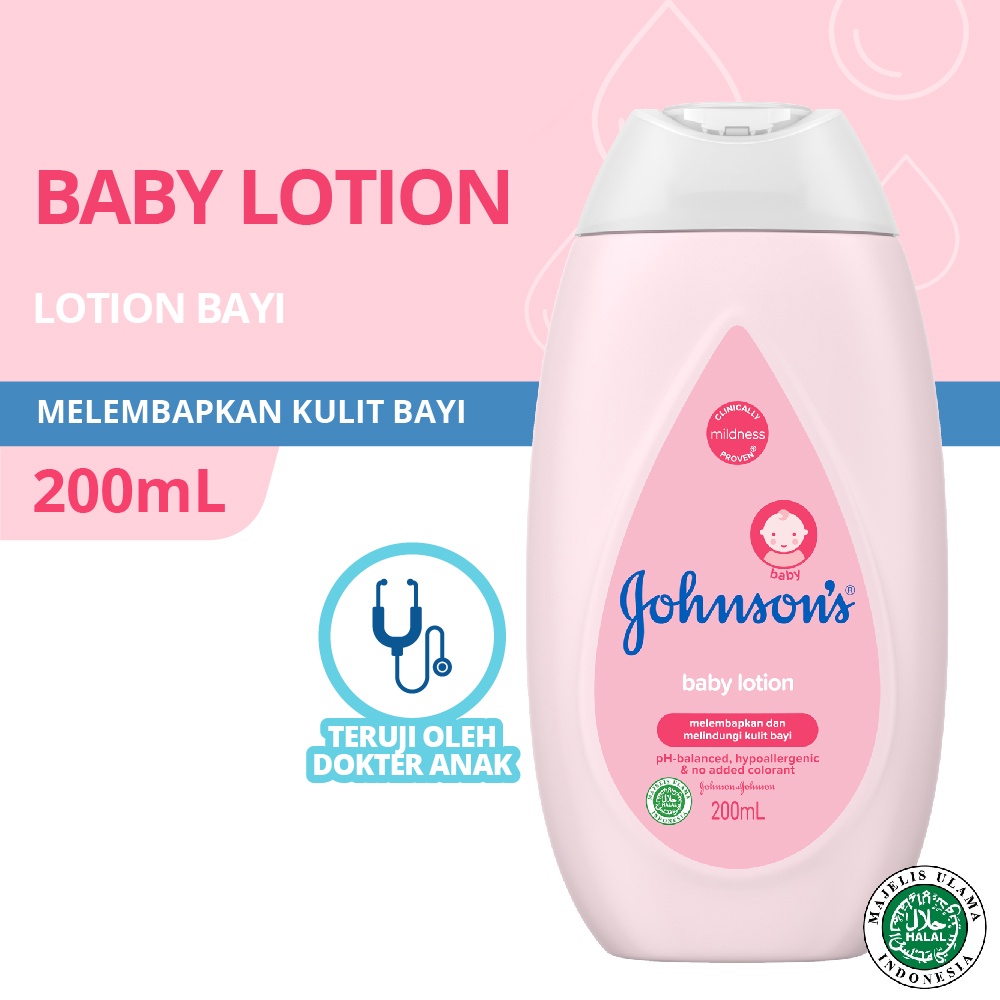 JOHNSON'S Baby Lotion - Lotion Bayi 200ml