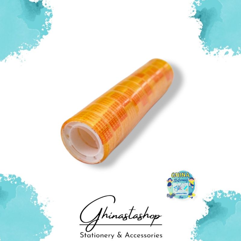 

Isolasi / solatip Kuning Transparan / Bungkus Kado