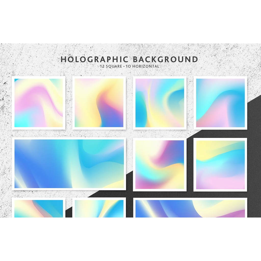 Set Holographic Background Textures