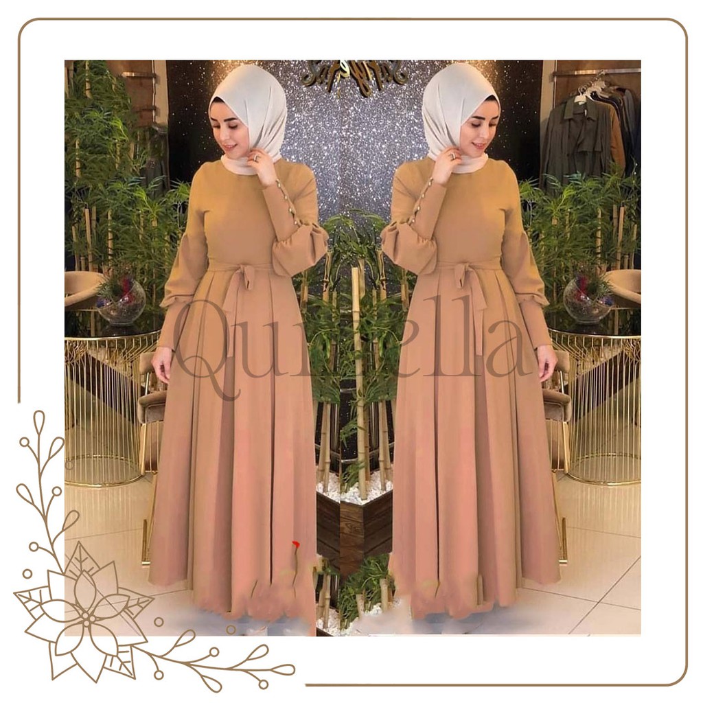 QUINELLA | GAMIS MAXY ESTER MUSLIM | PAKAIAN ATASAN WANITA | FASHION STYLE | FASHION TRENDI