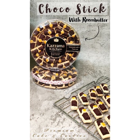 

Chocolate Stick Cookies