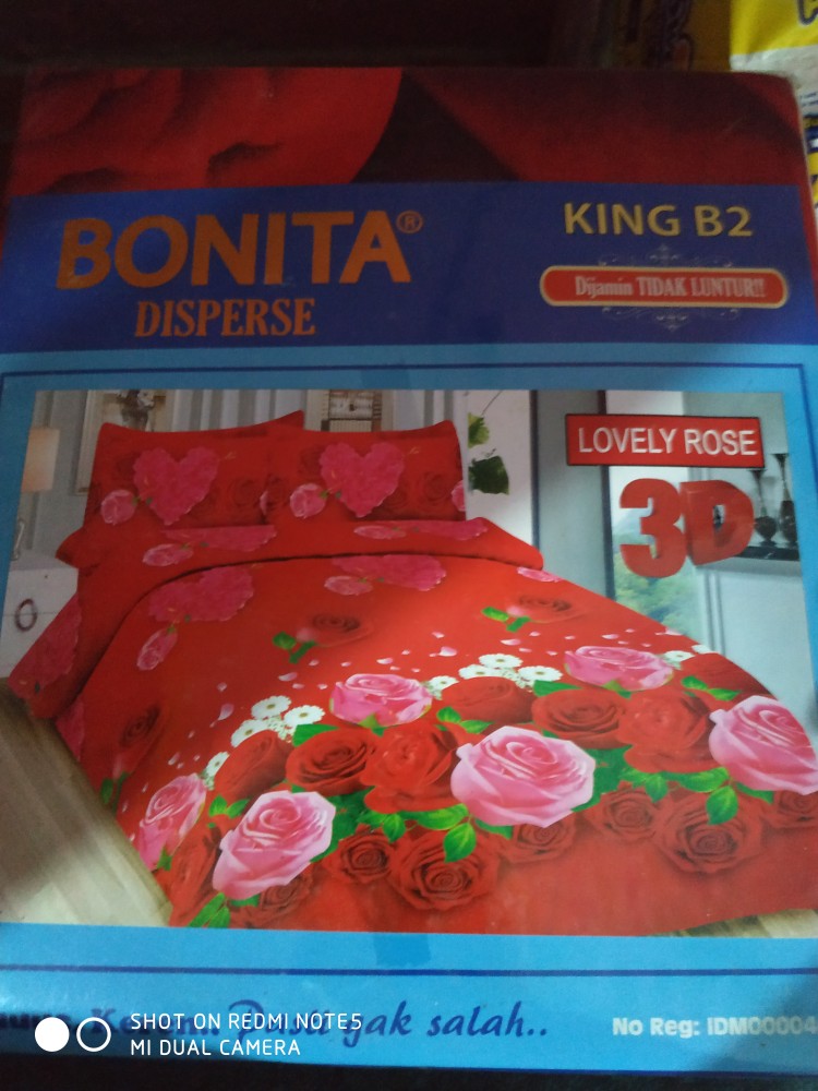 Sprei Ladyrose Kingsize [hindia, Luxio,michelle, Isla]