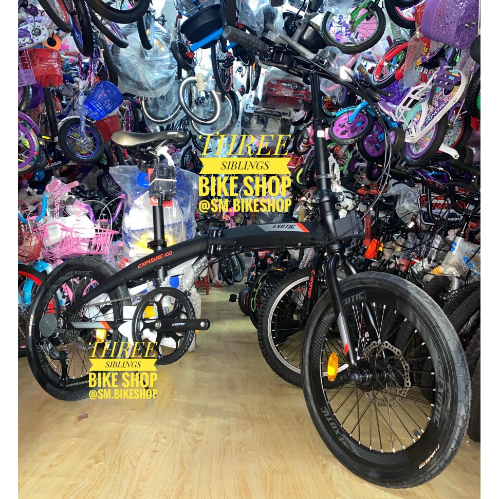 SEPEDA LIPAT EXOTIC EXPLORER 100 20 INCH SENSAH 8 SPEED