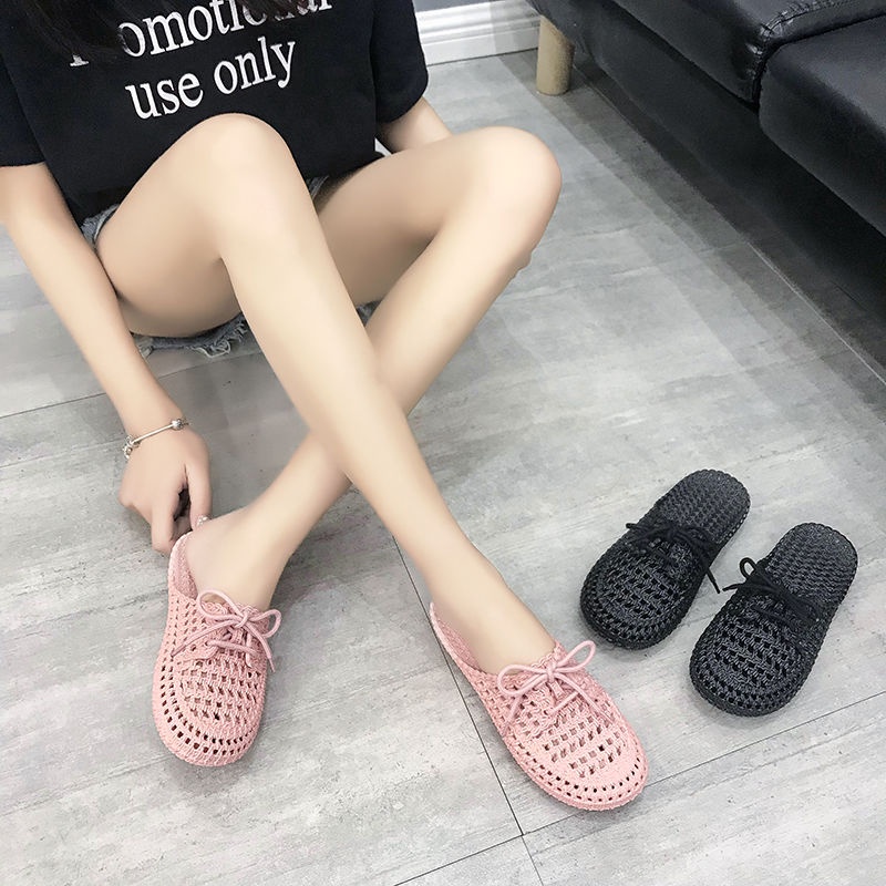 𝗘𝗕𝗦 ✅ COD SA005 Sandal Santai Wanita Rubber Ada Pita Kamar Mandi Dapur Simple