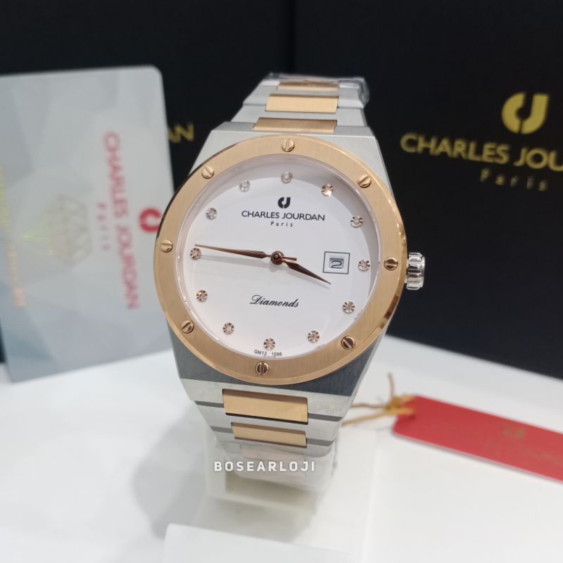 Jam Tangan Pria CHARLES JOURDAN CJ1096-1617D Diamond