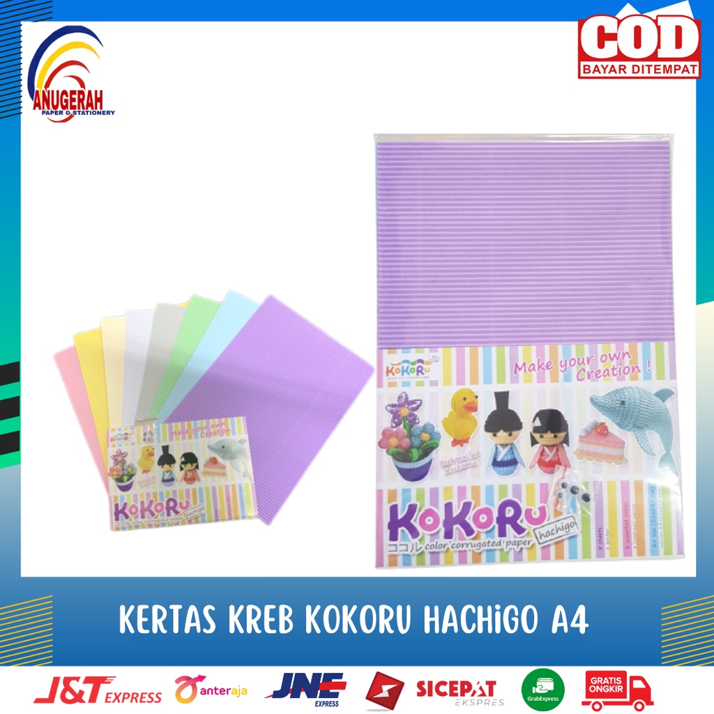 

Kertas Kreb KOKORU HACHIGO A4 (PCS)
