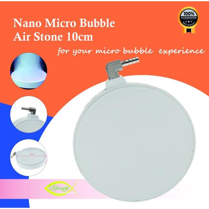 Nano Micro Air Stone Bubble Batu Airator Aerasi Bulat 10 cm