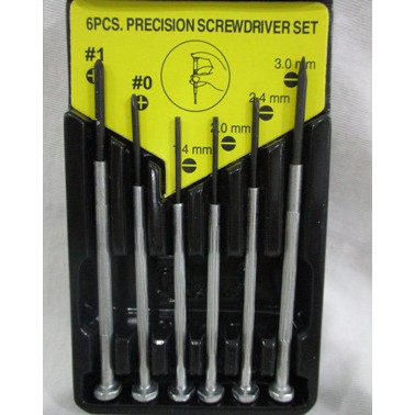 Obeng Jam Kacamata Set Isi 6 pcs / Precision Screwdriver Set