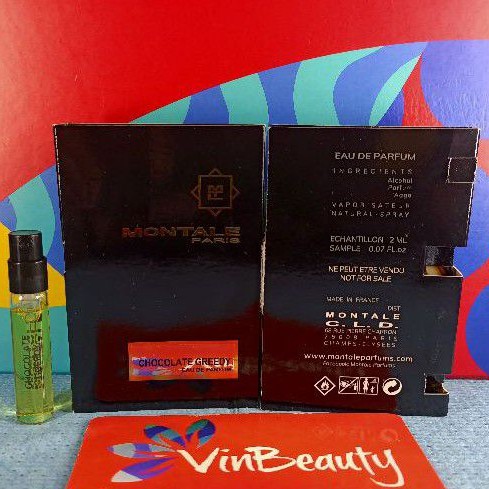 Vial Parfum OriginaL Montale Chocolate Greedy EDP 2 ml For Unisex Murah