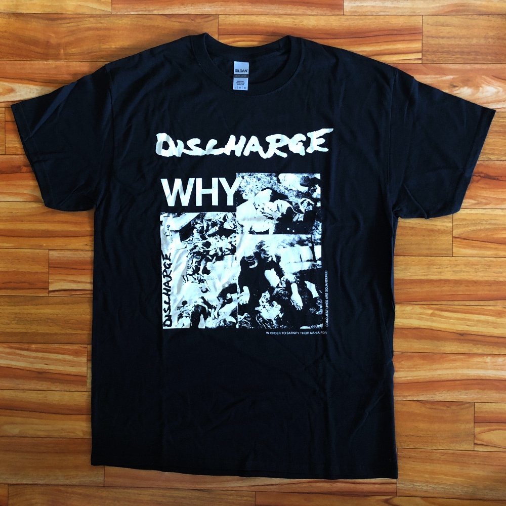 T-Shirt Discharge - Why | Original Merch
