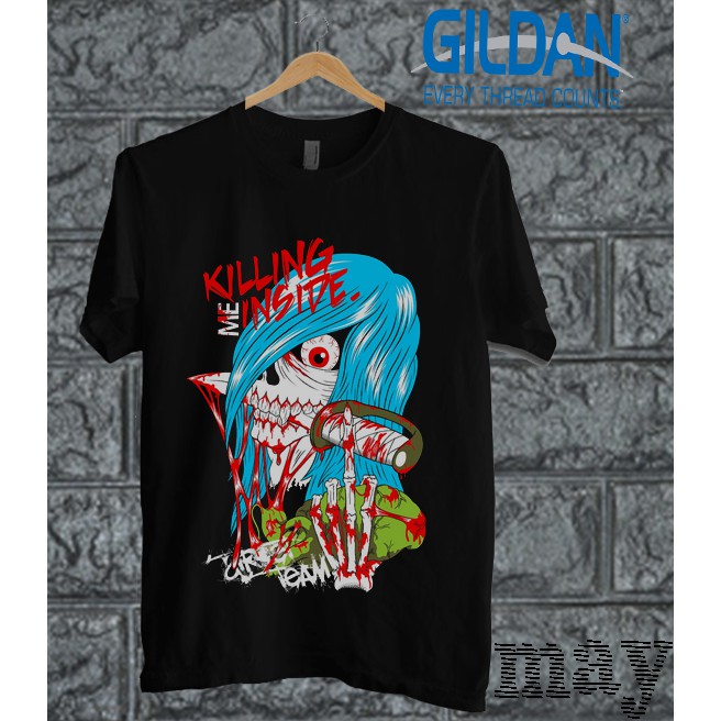 kaos killing me inside tshirt original gildan softstyle 05
