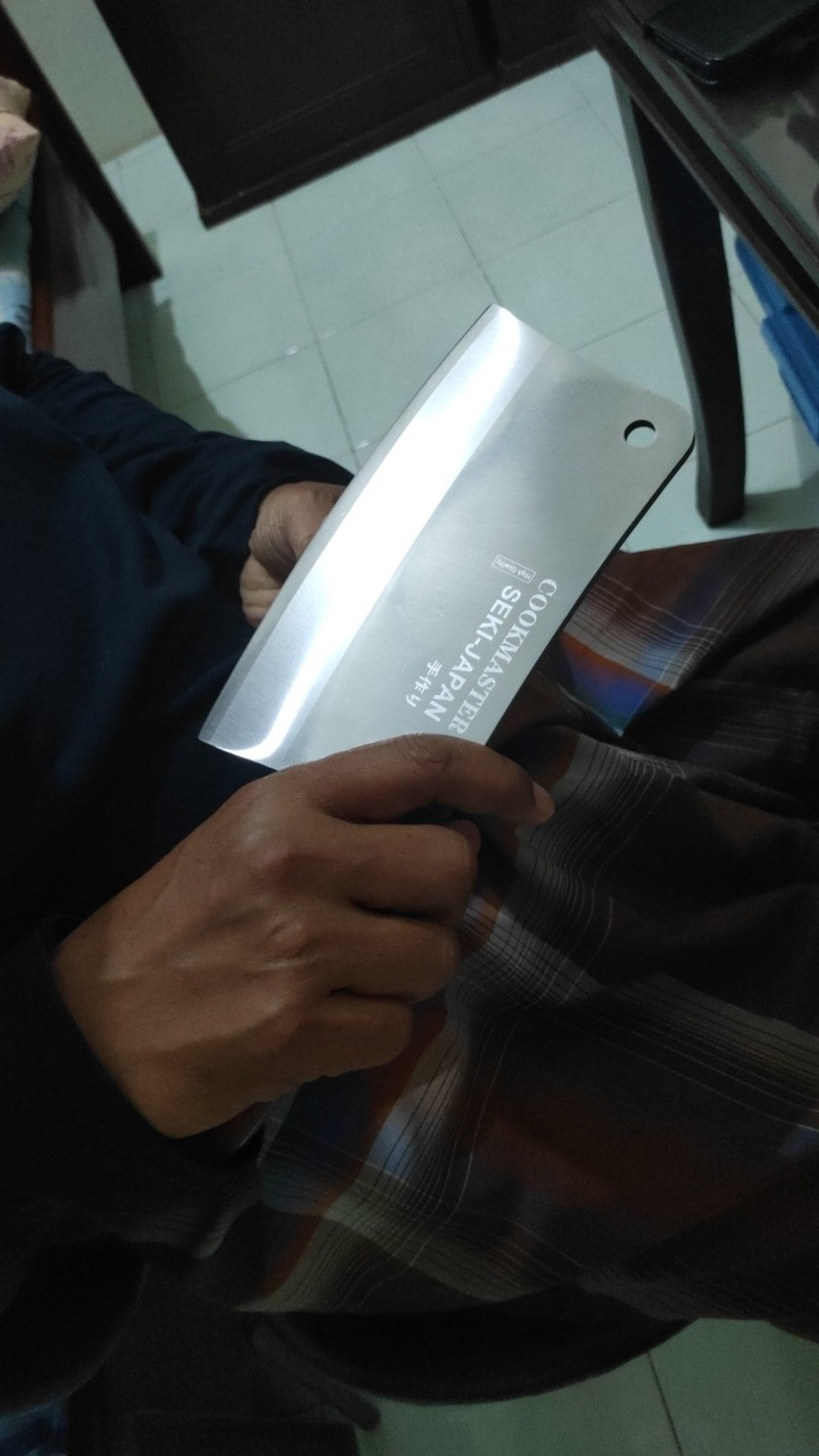 Pisau Golok Daging / Chopper Knife Stainless Steel Seki-japan Hy732002