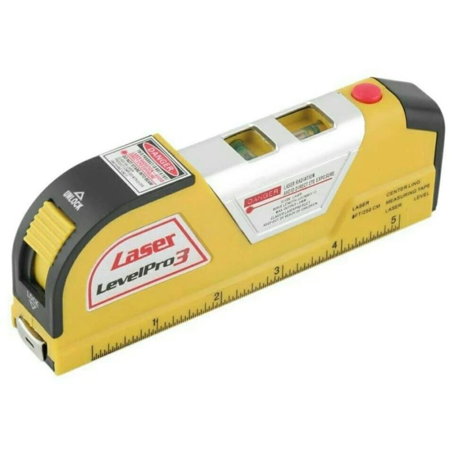 Fixit Level Pro3 Levelpro3 Penggaris Kombinasi Waterpass Meteran Laser