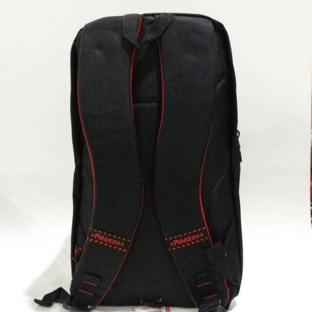 Tas backpack palazzo 35687 ransel sekolah tas hitam palazzo murah