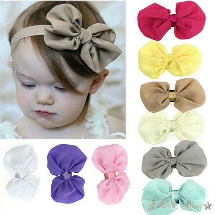 Bandana / bando bayi import #pita kain  promo