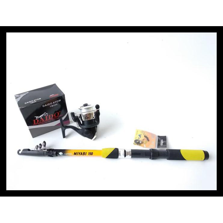 TERLARIS SET ALAT PANCING ,URAH BERKUALITAS DENGAN REEL DAIDO DAN JORAN ANTENA