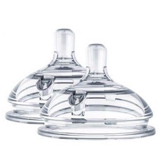 Comotomo Replacement Nipple Twin Pack - Nipple Dot