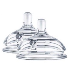 Comotomo Replacement Nipple Twin Pack - Nipple Dot