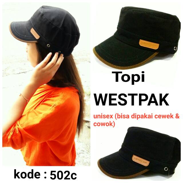 Topi baseball cowok cewek topi westpak 502c murah dan terbaru topi kanvas unisex