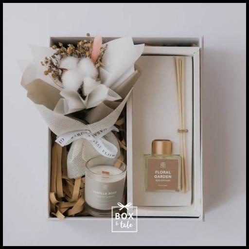 

Kotak Kado / Diffuser / Hampers / Bunga -Fragrant Floral By Box & Tale