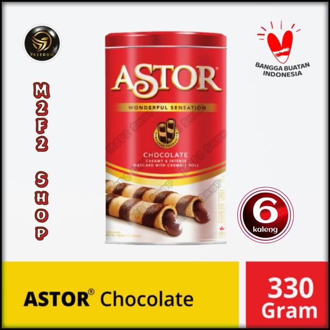 

ASTOR Wafer Stick Cokelat | Chocolate Kaleng - 330 gr (Harga 6 Kaleng)