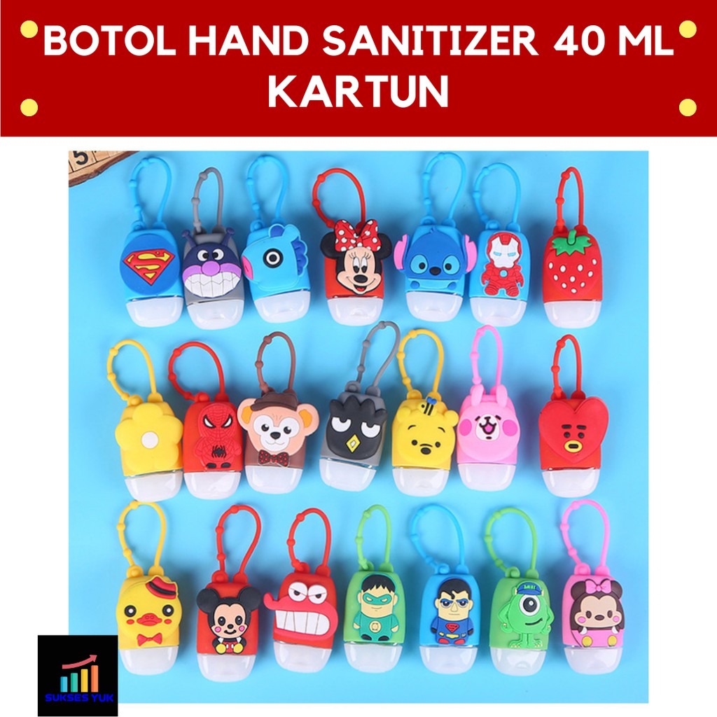 Tempat Botol Hand Sanitizer KARTUN LUCU