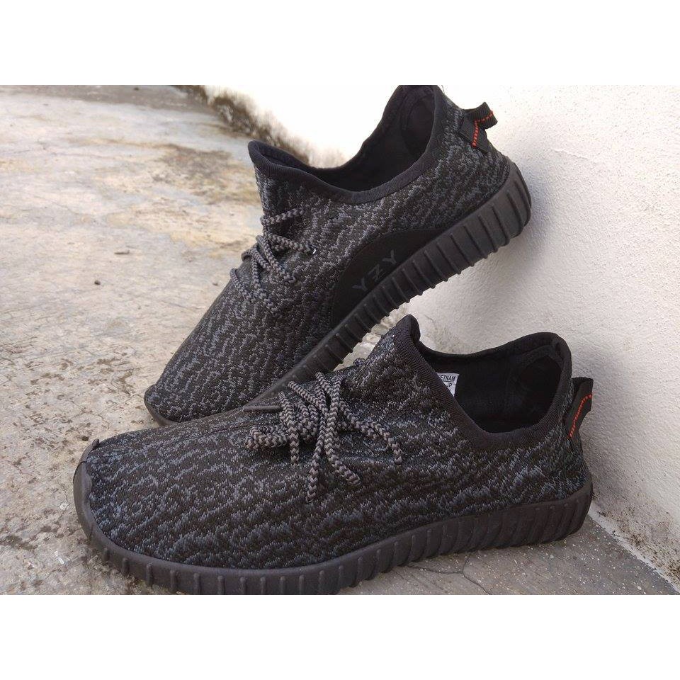 Sepatu Adidas Yeezy Hitam Import Premium