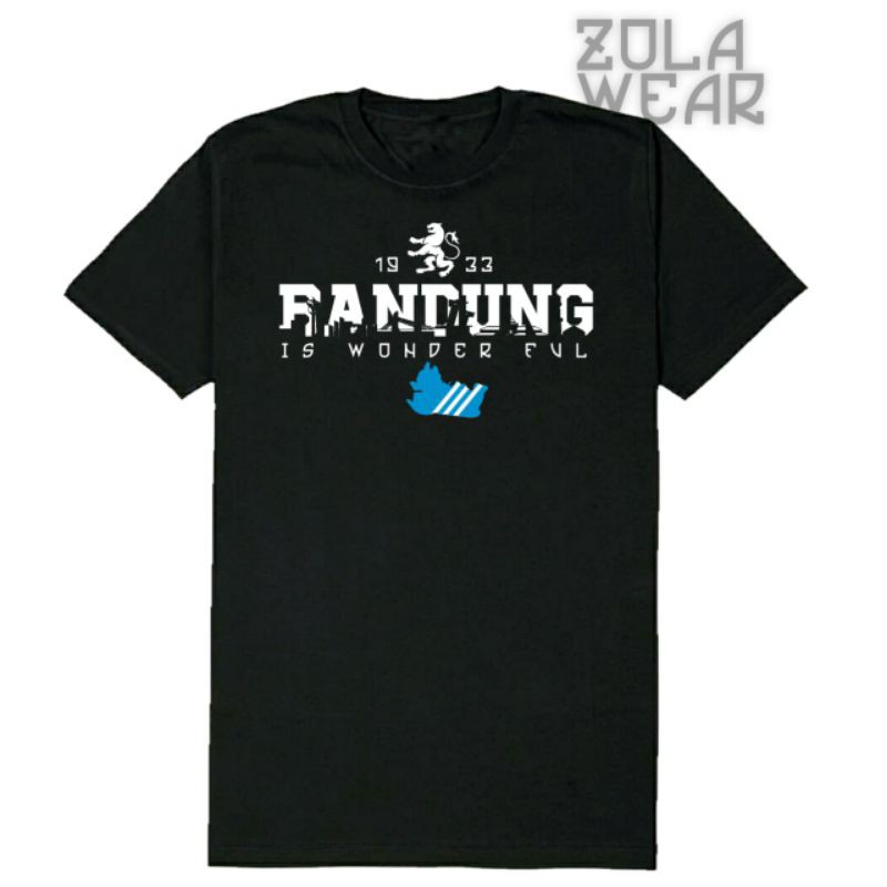 T-shirt/baju/kaos bandung is wonderful casuals ultras sunda persib