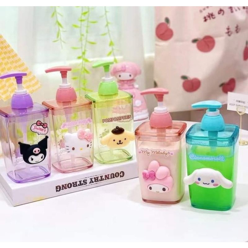 PUMP KARAKTER / PUMP BOTOL TEMPAT SABUN CAIR / PUMP HELLO KITTY / PUMP LUCU IMPORT / PUMP DORAEMON K