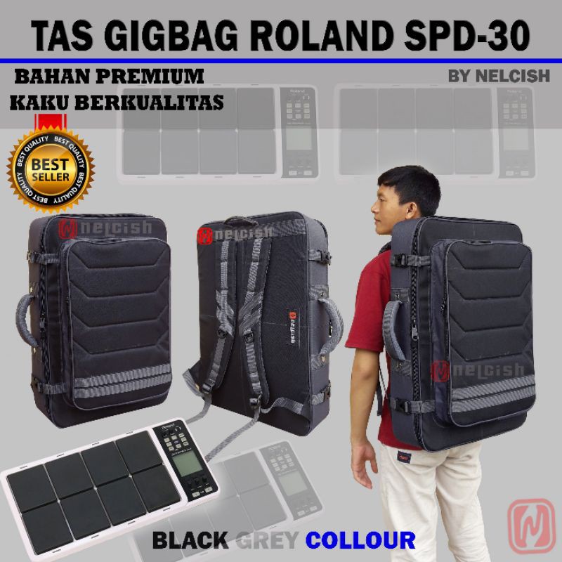 TAS SOFTCASE GIGBAG ROLAND OCTAPAD SPD-30 DRUMPAD DRUM ELEKTRIK PERCUSSION MULTIPAD
