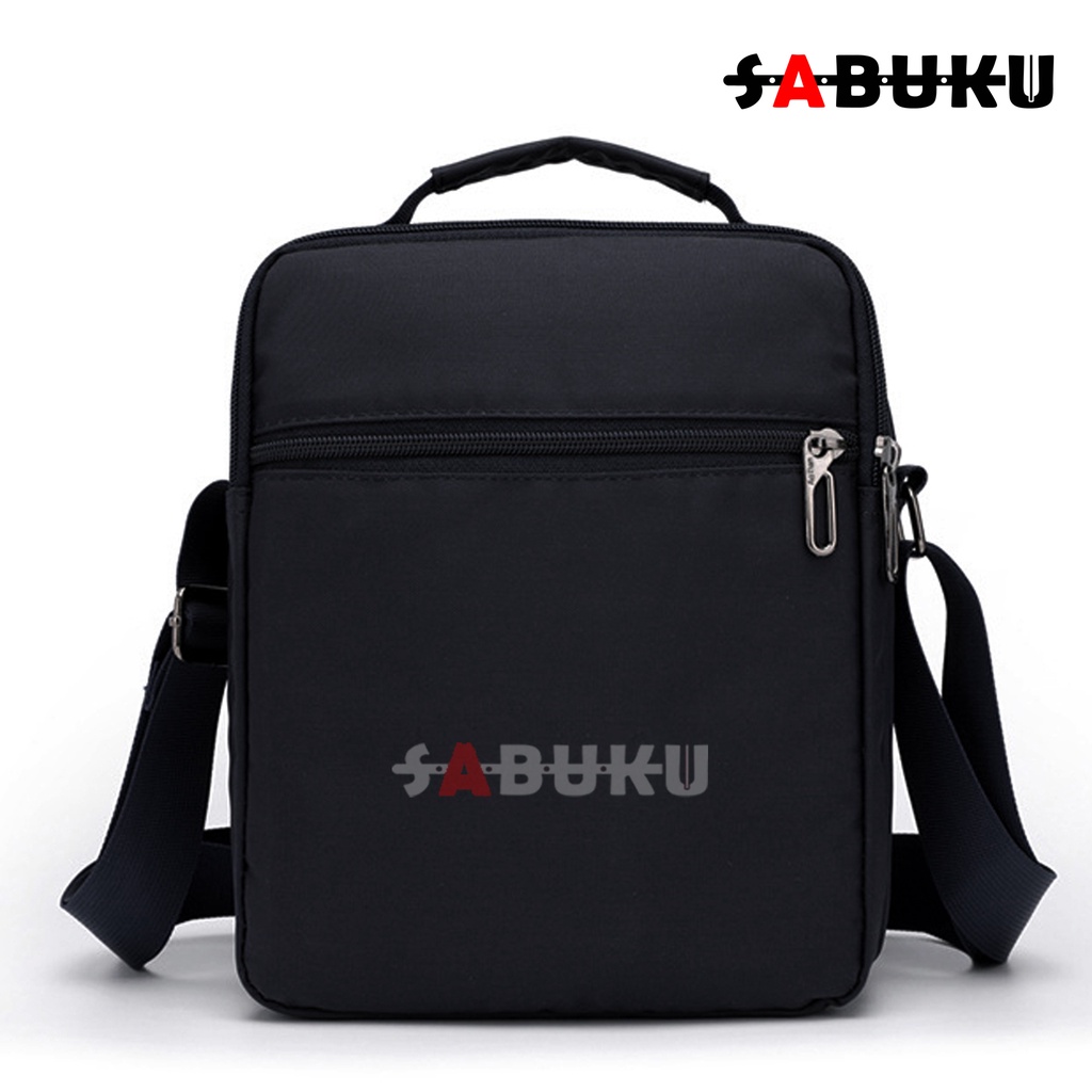 Tas Selempang Kotak Intel Special Hitam Tas Bahu Pria Tas Sling Bag Tas Fashion Pria - 131