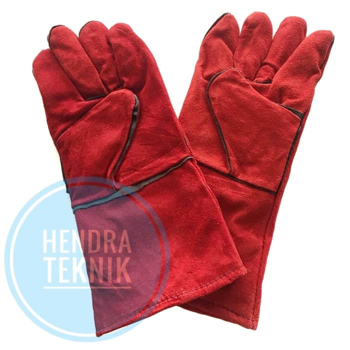 Sarung Tangan Las Anti Panas 14 Sarung Tangan Kulit Alat Savety Las Shopee Indonesia