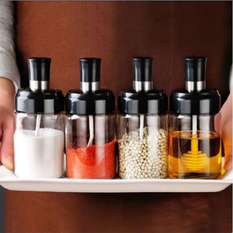 Botol Sendok Bumbu Kaca