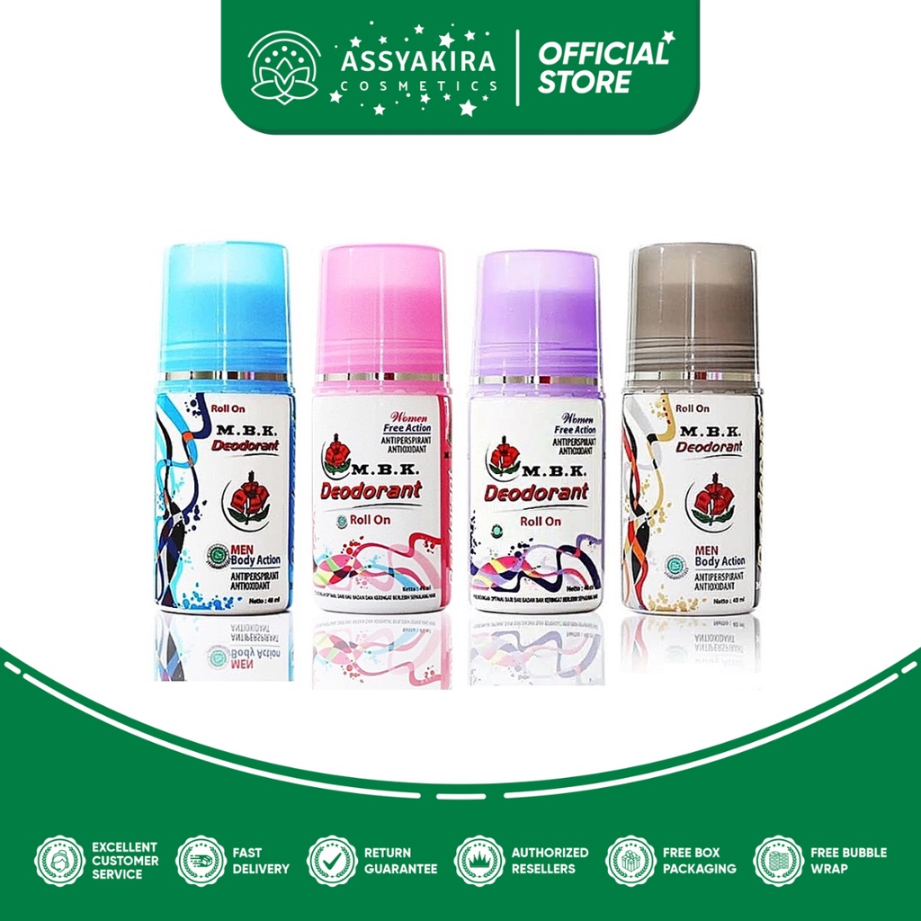 MBK Deodorant Roll On 40ml | MBK PENGHILANG BAU BADAN