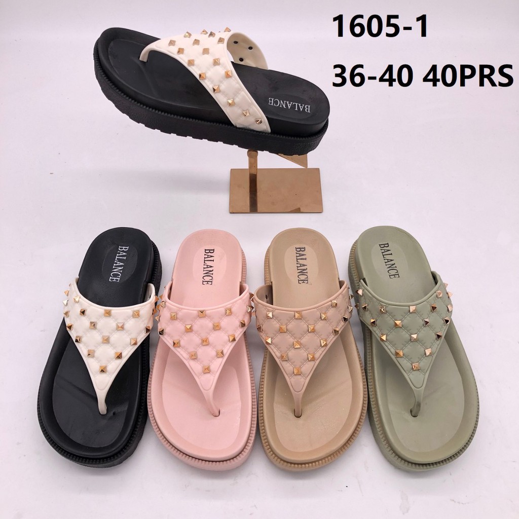  balance  1605 1 wedges jelli wanita sandal  jelly balance  