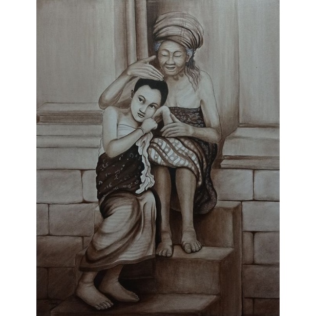 Lukisan tradisi Bali | Lukisan Bali | Lukisan indah