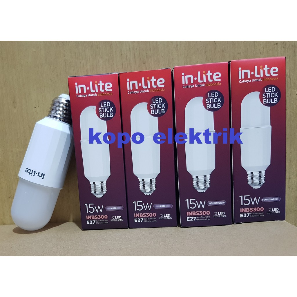 Lampu Stick InLite 15 watt PAKET ISI 4 PCS