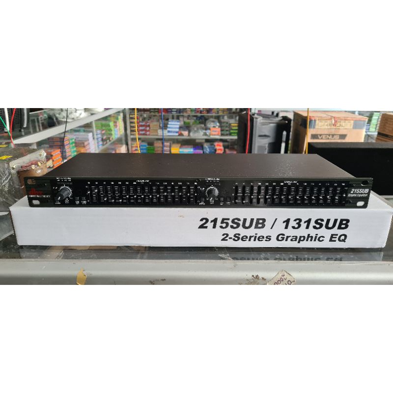 Equalizer DBX 215 Plus Subwoofer Dbx 215+ sub