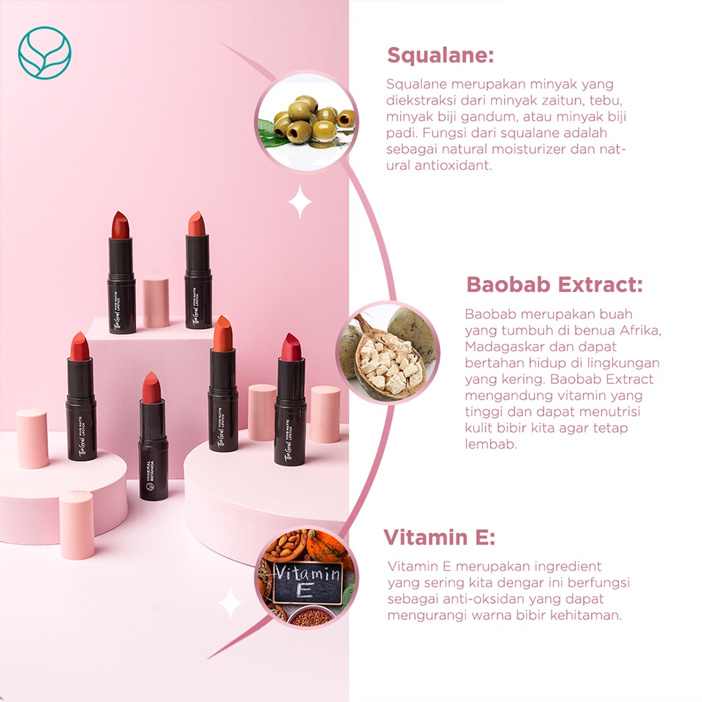 Mineral Botanica The Grail Vivid Matte Lipstik Lipstick Matte