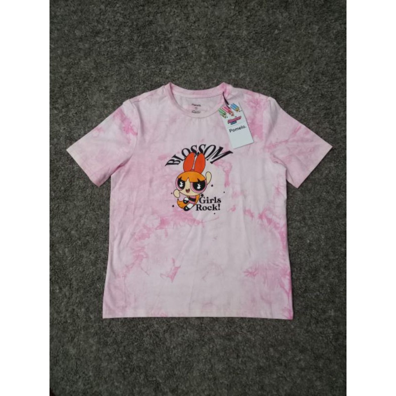 Pomelo x Powerpuff Girls Tie Due T-shirt / Kaos