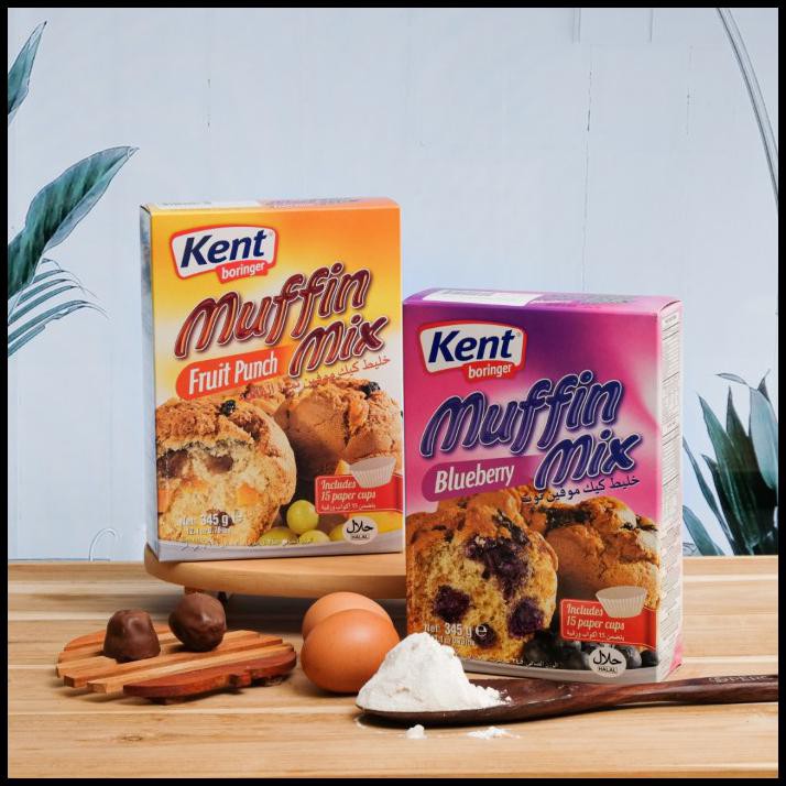 

Kent Muffin Mix Fruit / Blueberry Punch 345 Gram - Mix Fruit