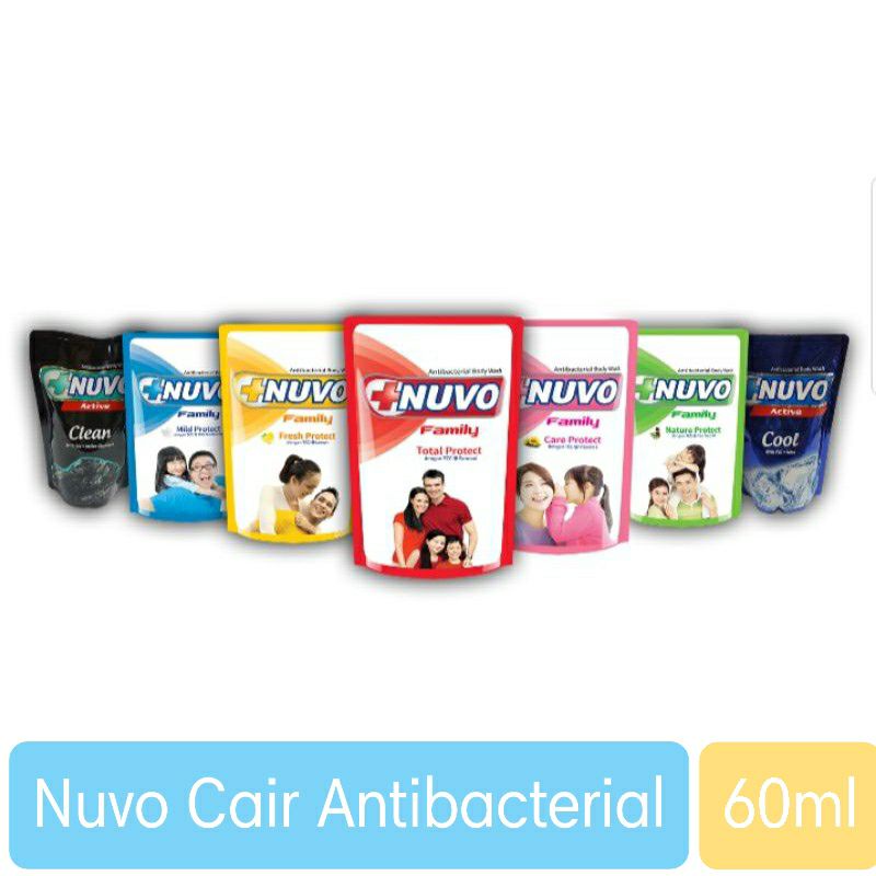 NUVO FAMILY BODY WASH 60ml - SABUN CAIR