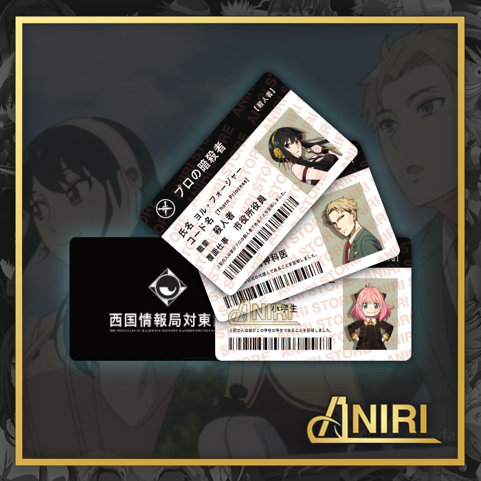 

ID Card Anime Spy x Family (LIMITED STOCK)