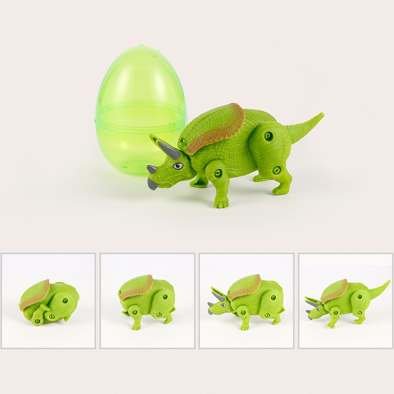 1pc Mainan Telur Dinosaurus Jurassic Park Dragon Tyrannosaur Untuk Anak