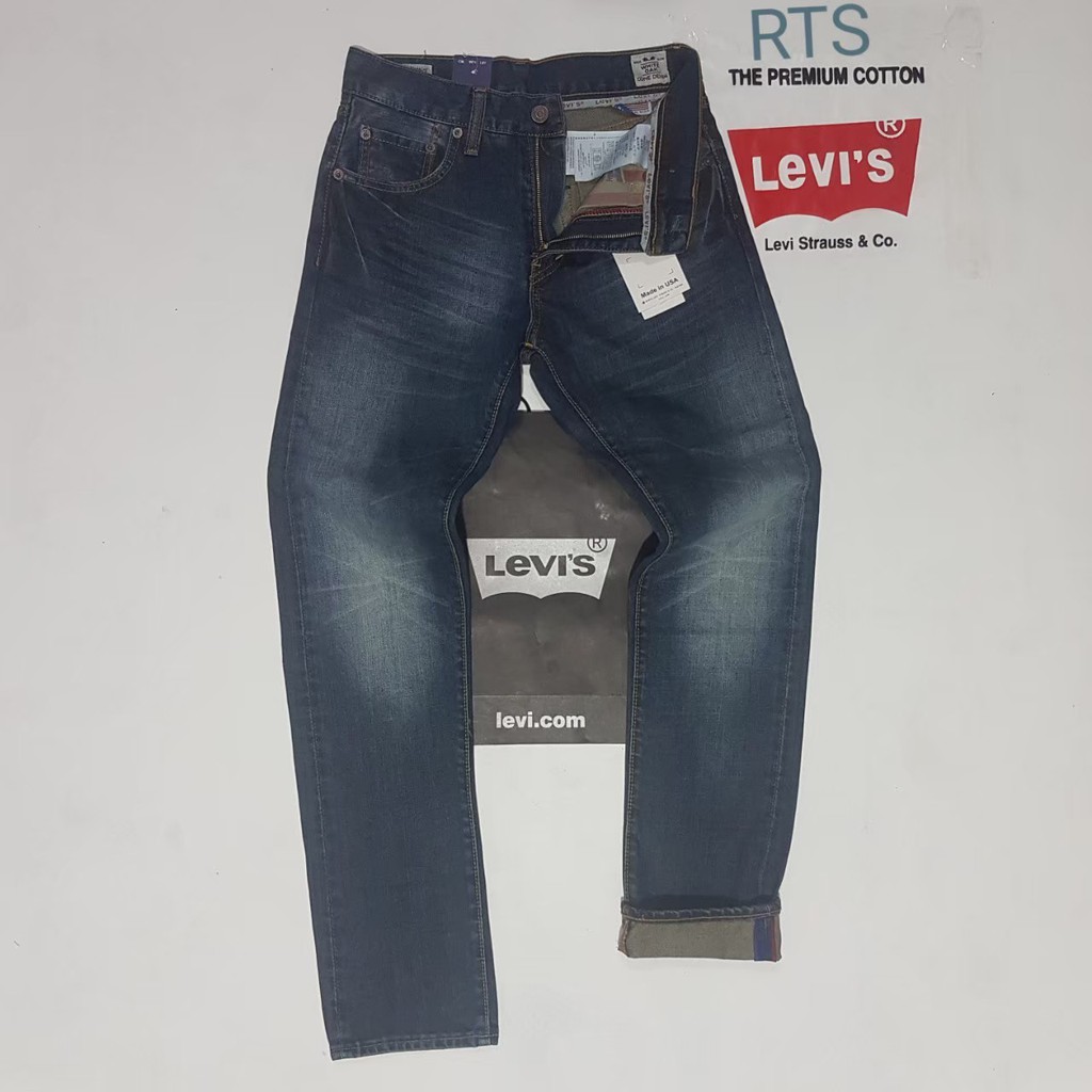 COD LEVI'S 505 IMPORT CELANA PANJANG DENIM PAKAIAN PRIA STRAIGHT JEANS LEVIS