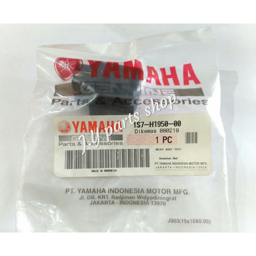 RELAY ASSY JUPITER MX 135 LAMA DAN NEW ORIGINAL YGP 1S7-H1950-00