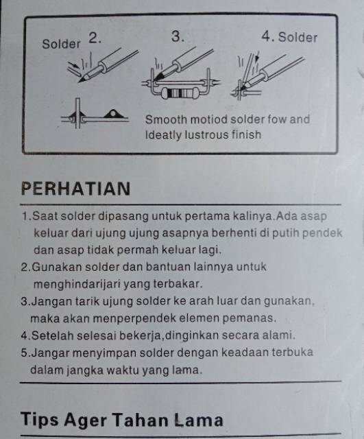 Solder listrik 60w Okachi Kwalitas Bagus