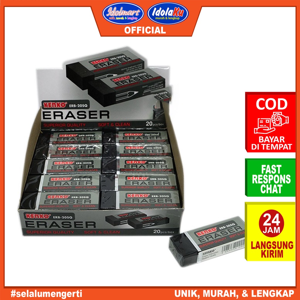 IDOLMART Penghapus Pensil Kenko ERB-20SQ / pcs Surabaya